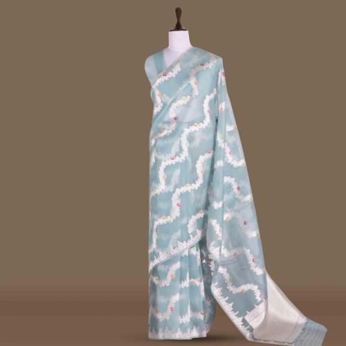 19043-Saree-Kora-Khadwa-Aada-Meena-Jal-Aqua